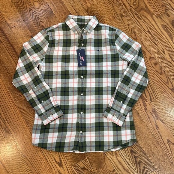 Boy’s Vineyard Vines Flannel Button Up/Button Down Shirt. Size Large. - Picture 2 of 10